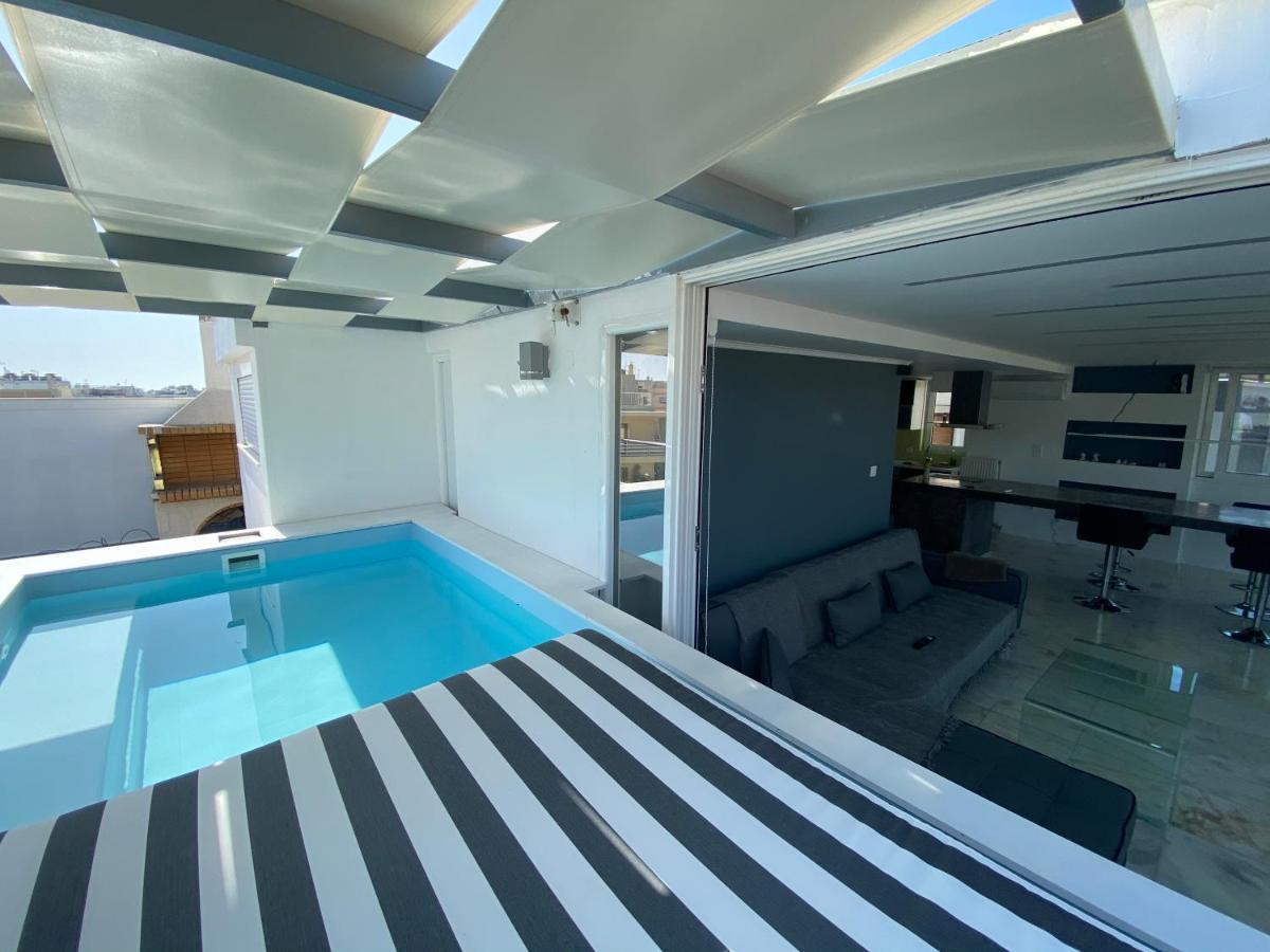 Citycenter Penthouse Mini Private Pool With Hydromassage And Great Town View Афіни Екстер'єр фото